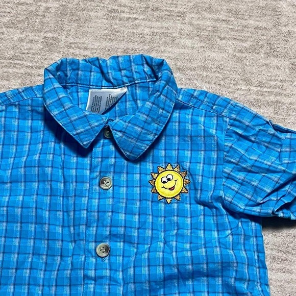 Vintage Sesame Street Cookie Monster Shirt & Shorts Outfit 6-9 Months - Picture 4 of 5